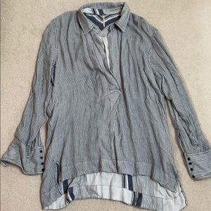 Free People Stripe Pullover